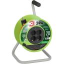 Удлинитель 4-х местный с заземлением 20 метров на пластиковой катушке ЭРА RP-4e-3х0.75-20m Удлинитель 4-х местный с заземлением 20 метров на пластиковой катушке ЭРА RP-4e-3х0.75-20m