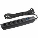 SFU-5es-2m-B Сетевой фильтр ЭРА SFU-5es-2m-B с надежной защитой с заземлением с выключателем 5 розеток 2м 2xUSB 10А черный, цена за 1 шт SFU-5es-2m-B Сетевой фильтр ЭРА SFU-5es-2m-B с надежной защитой с заземлением с выключателем 5 розеток 2м 2xUSB 10А черный, цена за 1 шт