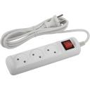 Удлинитель 3-х местный без заземления 1,5 метра ЭРА U-3s-1,5m-2x1 Удлинитель 3-х местный без заземления 1,5 метра ЭРА U-3s-1,5m-2x1