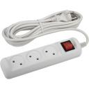 Удлинитель 3-х местный без заземления 5 метров ЭРА U-3s-5m-2x1 Удлинитель 3-х местный без заземления 5 метров ЭРА U-3s-5m-2x1