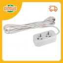 Удлинитель с заземлением Эра, 2 гнезда Удлинитель с заземлением Эра, 2 гнезда