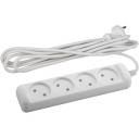 Удлинитель 4-х местный без заземления 5 метров ЭРА UX(6)-4-5m Удлинитель 4-х местный без заземления 5 метров ЭРА UX(6)-4-5m