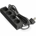 Удлинитель ExeGate ECE-4-3B 4 евророзетки с заземлением, 3м, черный 285813 Удлинитель ExeGate ECE-4-3B 4 евророзетки с заземлением, 3м, черный 285813