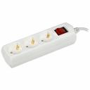 Удлинитель У03В 3 места с заземлением 3м 3х1мм2 10А/250В GENERICA, цена за 1 шт Удлинитель У03В 3 места с заземлением 3м 3х1мм2 10А/250В GENERICA, цена за 1 шт