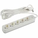 Сетевой фильтр Intro SFE550-W с заземлением, с выключателем, 5 розеток, провод 5 м, ПВС 3x0,75мм2. Базовый уровень защиты техники: от импульсных помех, от перегрузки, от короткого замыкания. Максимальная мощность 10А/2200 Вт. Корпус из негорючего пластика (полипропилен). Вилка обеспечена кольцом для удобного извлечения ее из розетки. Выключатель со световой индикацией позволяет выключить все приборы, подключенные к сетевому фильтру, не вынимая вилки из розетки. Сетевой фильтр Intro SFE550-W с заземлением, с выключателем, 5 розеток, провод 5 м, ПВС 3x0,75мм2. Базовый уровень защиты техники: от импульсных помех, от перегрузки, от короткого замыкания. Максимальная мощность 10А/2200 Вт. Корпус из негорючего пластика (полипропилен). Вилка обеспечена кольцом для удобного извлечения ее из розетки. Выключатель со световой индикацией позволяет выключить все приборы, подключенные к сетевому фильтру, не вынимая вилки из розетки.