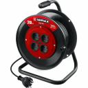 Силовые удлинители Удлинитель на катушке Mirax ПВС 55052-20, 2 х 0.75 мм2, 20 м, 1300 Вт Силовые удлинители Удлинитель на катушке Mirax ПВС 55052-20, 2 х 0.75 мм2, 20 м, 1300 Вт