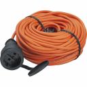 Силовой удлинитель Navigator серии NPE предназначен для подключения к электрической сети переменного тока напряжением 230 В и частотой 50 Гц электрических приборов и оборудования. Идеально подходит для подключения строительных, садовых и монтажных инструментов, обеспечивают мобильность на расстоянии до 50 м от стационарной розетки. Незаменим на стройке, садовом участке, съемочной площадке, в парках с аттракционами и т. п. Прочный и гибкий ПВС провод ГОСТ 7399-97 Литая неразборная вилка для безопасного соединения. Степень защиты IP44. Максимальная нагрузка в размотанном/смотанном виде 2200/1100 Вт. Срок службы 10 лет. Силовой удлинитель Navigator серии NPE предназначен для подключения к электрической сети переменного тока напряжением 230 В и частотой 50 Гц электрических приборов и оборудования. Идеально подходит для подключения строительных, садовых и монтажных инструментов, обеспечивают мобильность на расстоянии до 50 м от стационарной розетки. Незаменим на стройке, садовом участке, съемочной площадке, в парках с аттракционами и т. п. Прочный и гибкий ПВС провод ГОСТ 7399-97 Литая неразборная вилка для безопасного соединения. Степень защиты IP44. Максимальная нагрузка в размотанном/смотанном виде 2200/1100 Вт. Срок службы 10 лет.