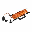 Удлинитель Партнер Электро без заземления 20 м на рамке 1,3 кВт 1 розетка ПВС 2х0,75 кв.мм IP44 Удлинитель Партнер Электро без заземления 20 м на рамке 1,3 кВт 1 розетка ПВС 2х0,75 кв.мм IP44