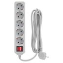Сетевой фильтр PC PET AP01006-3-G, 3м, серый Сетевой фильтр PC PET AP01006-3-G, 3м, серый