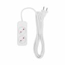 Удлинитель STANDARD 2 гнезда, 3м, 2х1,0мм?, б/з, белый REXANT, цена за 1 шт Удлинитель STANDARD 2 гнезда, 3м, 2х1,0мм?, б/з, белый REXANT, цена за 1 шт