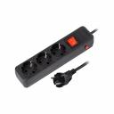 Сетевой фильтр Smartbuy 16А, 3500 Вт, 3 гнезда, без заземляющего штыря, с заземляющим контактом, ПВС 3x1.0, 5 м, черный SBSP-3-50-K Сетевой фильтр Smartbuy 16А, 3500 Вт, 3 гнезда, без заземляющего штыря, с заземляющим контактом, ПВС 3x1.0, 5 м, черный SBSP-3-50-K