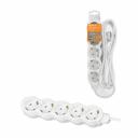 Удлинитель бытовой Люкс 5 гнезд, 5 м, с/з, с з/ш, ПВС 3х1 мм2, 16 А, 250 В, 3500 Вт TDM У1-53054, цена за 1 шт Удлинитель бытовой Люкс 5 гнезд, 5 м, с/з, с з/ш, ПВС 3х1 мм2, 16 А, 250 В, 3500 Вт TDM У1-53054, цена за 1 шт