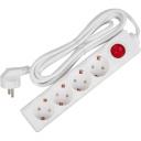 Удлинитель с/з, 4 гн., шнур 3 м, выкл. Uniel Standard S-GCD4-3B Удлинитель с/з, 4 гн., шнур 3 м, выкл. Uniel Standard S-GCD4-3B