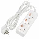 Удлинители бытовые Uniel S-GCU3-2 WHITE, цена за 1 шт Удлинители бытовые Uniel S-GCU3-2 WHITE, цена за 1 шт