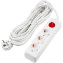 Удлинитель шнур 7м., 3 гнезда, 16A, с/з. белый Uniel Ultra S-GCU3-7B WHITE Удлинитель шнур 7м., 3 гнезда, 16A, с/з. белый Uniel Ultra S-GCU3-7B WHITE