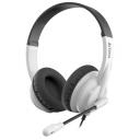 Компьютерная гарнитура A4Tech HU-10, черный/белый, 2 м, накладные, USB (HU-10/USB/BLACK+WHITE) Компьютерная гарнитура A4Tech HU-10, черный/белый, 2 м, накладные, USB (HU-10/USB/BLACK+WHITE)