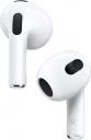 Гарнитура вкладыши Apple AirPods 3 A2565,A2564,A2897 белый беспроводные bluetooth в ушной раковине (MPNY3ZA/A) Гарнитура вкладыши Apple AirPods 3 A2565,A2564,A2897 белый беспроводные bluetooth в ушной раковине (MPNY3ZA/A)