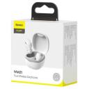 Беспроводные наушники BASEUS Encok True WM01, Bluetooth, белый Беспроводные наушники BASEUS Encok True WM01, Bluetooth, белый