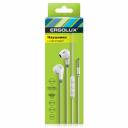 ERGOLUX ELX-WHP01-C01 (Наушники вкладыши с микрофоном проводные, 3.5мм, 1,2м, Белые, Коробка), цена за 1 шт. ERGOLUX ELX-WHP01-C01 (Наушники вкладыши с микрофоном проводные, 3.5мм, 1,2м, Белые, Коробка), цена за 1 шт.