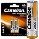 AA Аккумуляторная батарейка CAMELION NH-AA2500BP2, 2 шт. 2500мAч AA Аккумуляторная батарейка CAMELION NH-AA2500BP2, 2 шт. 2500мAч