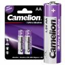Camelion Ultra LR6 BL-2 (LR6-BP2UT, пальчиковая батарейка АА 1.5В) (упак. 2 шт.), цена за 1 упак. Camelion Ultra LR6 BL-2 (LR6-BP2UT, пальчиковая батарейка АА 1.5В) (упак. 2 шт.), цена за 1 упак.