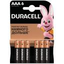 Батарейка Duracell Basic AAA, в упаковке: 6 шт. Батарейка Duracell Basic AAA, в упаковке: 6 шт.