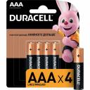 Батарейка Duracell LR03-4BL BASIC Б0026813 Батарейка Duracell LR03-4BL BASIC Б0026813
