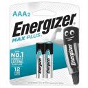 Батарейка Energizer Max Plus AAA, в упаковке: 2 шт. Батарейка Energizer Max Plus AAA, в упаковке: 2 шт.