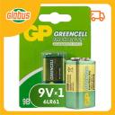 Батарейка солевая GP Greencell Крона/MN1604/6LR-61/9V Батарейка солевая GP Greencell Крона/MN1604/6LR-61/9V