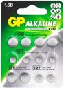Набор батареек GP LR41, LR44, LR54, LR626, 12 шт (GPACM02-CR12) Набор батареек GP LR41, LR44, LR54, LR626, 12 шт (GPACM02-CR12)