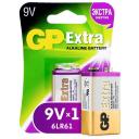 Батарейка GP Extra Alkaline 9V Крона, в упаковке: 1 шт. Батарейка GP Extra Alkaline 9V Крона, в упаковке: 1 шт.