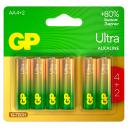 батарейка GP Batteries Ultra G TECH 1,5 В LR6 АА 6шт батарейка GP Batteries Ultra G TECH 1,5 В LR6 АА 6шт