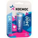 Аккумулятор Li- ion 18650 Космос 3400 мАч с защитой Аккумулятор Li- ion 18650 Космос 3400 мАч с защитой