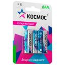 Батарейки алкалиновые Космос LR03 блистер (8 шт.) Батарейки алкалиновые Космос LR03 блистер (8 шт.)