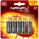 Батарейка NANFU LR6 6B(5+1) Батарейка NANFU LR6 6B(5+1)