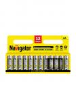 Батарейка Navigator АА пальчиковая LR6 1,5 В (12 шт.) Батарейка Navigator АА пальчиковая LR6 1,5 В (12 шт.)