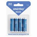 Батарейка алкалиновая Smartbuy MAXX LR6/4B (48/480) (SBBM-2A04B) (цена за упаковку, 4 шт), цена за 1 упак Батарейка алкалиновая Smartbuy MAXX LR6/4B (48/480) (SBBM-2A04B) (цена за упаковку, 4 шт), цена за 1 упак