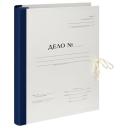 ArtSpace Папка архивная для переплета Форма 21, с гребешками, 4 отверстия, с 2 завязками, 70 мм, белый/синий ArtSpace Папка архивная для переплета Форма 21, с гребешками, 4 отверстия, с 2 завязками, 70 мм, белый/синий