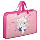 Папка для бумаг ЮНЛАНДИЯ Папка на молнии с ручками А4, 1 отделение,Ani Папка для бумаг ЮНЛАНДИЯ Папка на молнии с ручками А4, 1 отделение,Ani