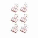 Зажимы для бумаг MESHU Rose Gold 19 мм, 6шт. MS41595 MS_41595 Зажимы для бумаг MESHU Rose Gold 19 мм, 6шт. MS41595 MS_41595