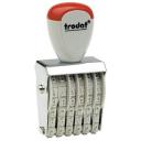 Комплект 5 шт, Нумератор ручной ленточный, 6 разрядов, оттиск 27х4 мм, TRODAT 1556, 54886 Комплект 5 шт, Нумератор ручной ленточный, 6 разрядов, оттиск 27х4 мм, TRODAT 1556, 54886