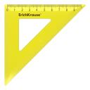Угольник пластиковый Erich Krause Neon жёлтый 45°/9 см Угольник пластиковый Erich Krause Neon жёлтый 45°/9 см