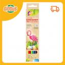 Карандаши цветные шестигранные Луч Розовый фламинго Карандаши цветные шестигранные Луч Розовый фламинго