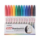 Пулевидный набор маркеров для белых досок Munhwa FWBM12 Пулевидный набор маркеров для белых досок Munhwa FWBM12