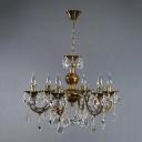 Подвесная люстра Ambiente Benisa New Leaf бронза, хрусталь Подвесная люстра Ambiente Benisa New Leaf бронза, хрусталь