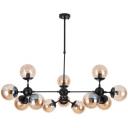 Потолочная люстра молекулы Arte Lamp Bolla A1664SP-12BK Потолочная люстра молекулы Arte Lamp Bolla A1664SP-12BK