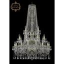 Хрустальная подвесная люстра Art Classic 45271 11.12.16+8+4.300.3d.h-130.Gd.Sp подсвечник Хрустальная подвесная люстра Art Classic 45271 11.12.16+8+4.300.3d.h-130.Gd.Sp подсвечник