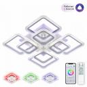 Потолочная RGB люстра светодиодная с пультом и управлением смартфоном регулировкой цветовой температуры яркости Citilux Марсель Смарт CL232A180E (Умный дом, Алиса) Потолочная RGB люстра светодиодная с пультом и управлением смартфоном регулировкой цветовой температуры яркости Citilux Марсель Смарт CL232A180E (Умный дом, Алиса)