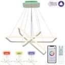 Умная подвесная RGB люстра WiFi светодиодная с пультом Белая Citilux Неон Смарт CL731AK110E (Умный дом, Алиса) Умная подвесная RGB люстра WiFi светодиодная с пультом Белая Citilux Неон Смарт CL731AK110E (Умный дом, Алиса)