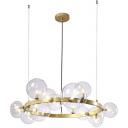 Подвесная люстра светодиодная Crystal Lux AGATA SP15 V2 GOLD/TRANSPARENTE (плафоны шарики) Подвесная люстра светодиодная Crystal Lux AGATA SP15 V2 GOLD/TRANSPARENTE (плафоны шарики)